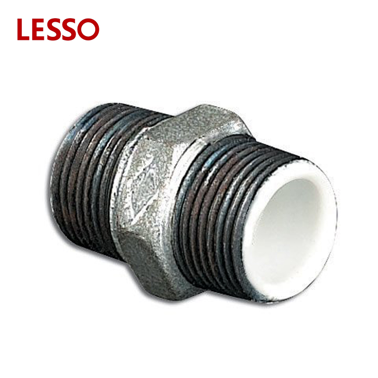 LESSO Plastic Lined Steel Pipe Fittings Nipple