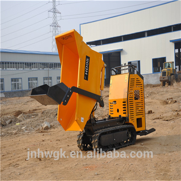 500kg gasoline engine 13hp crawler tractor mini crawler carrier