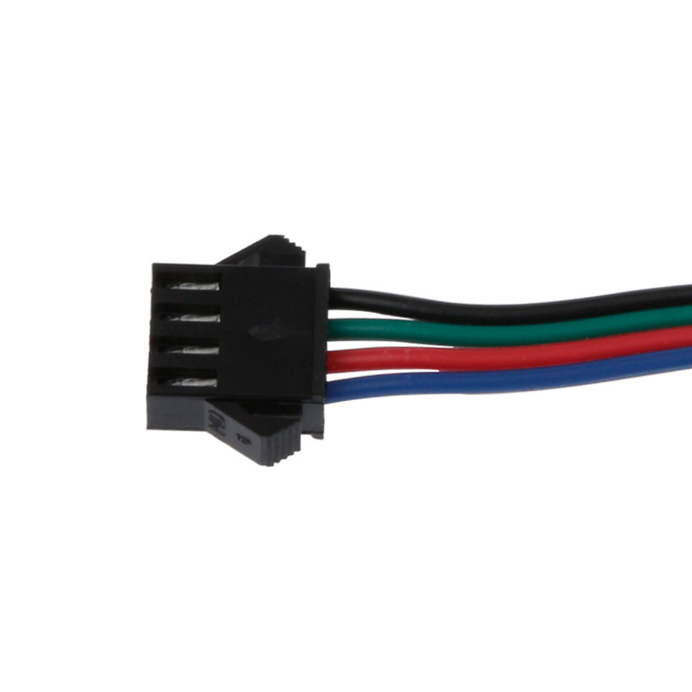 4 PIN RGB Connector Cable JST Connector with 15cm Wire For LED Strip Male Female clip plug