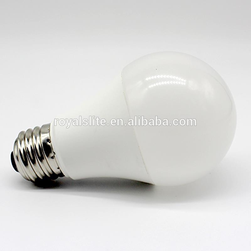 LED Bulb Plastic Lamp AC85-265v cheap 7W LED Bulb E27 B22 led light aluminum and plastic led global bulb light