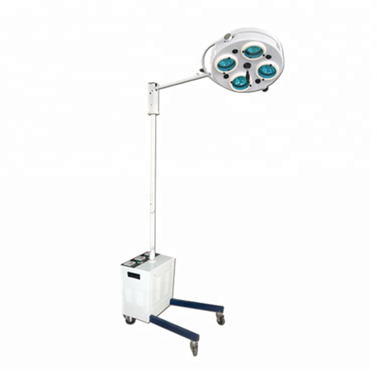 Portable halogen operation light with 5 reflectors in hospital surgical lamps