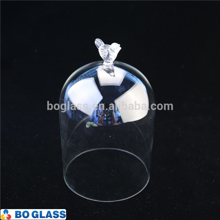 New wholesale wooden based clear glass dome cheap price