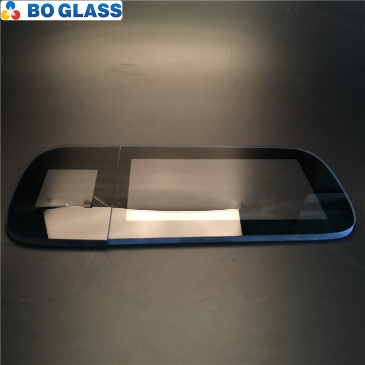 Tempered Fence Glass Panel 12mm Black Toughened Glass 12mm