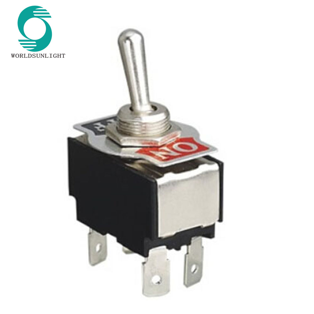 KN3(B)-201AP ON-OFF DPST 15A 125VAC 10A 250VAC medium toggle switch