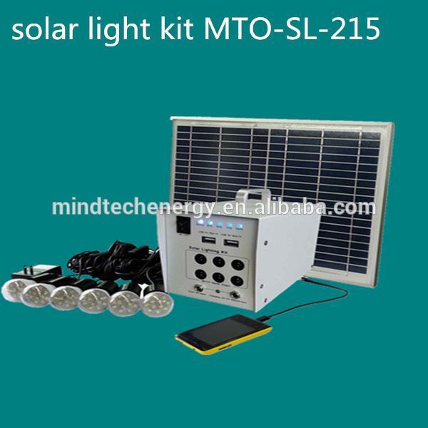 20w portable portable solar system with radio