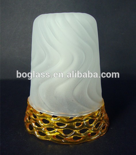 modern design for five star hotel crystal glass lamp shade