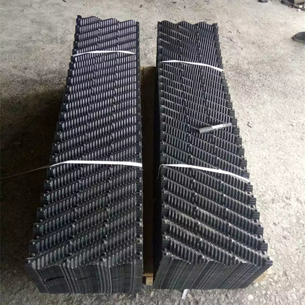 PVC filler for cooling tower 305/610mm width oblique cooling tower fills trickling filters