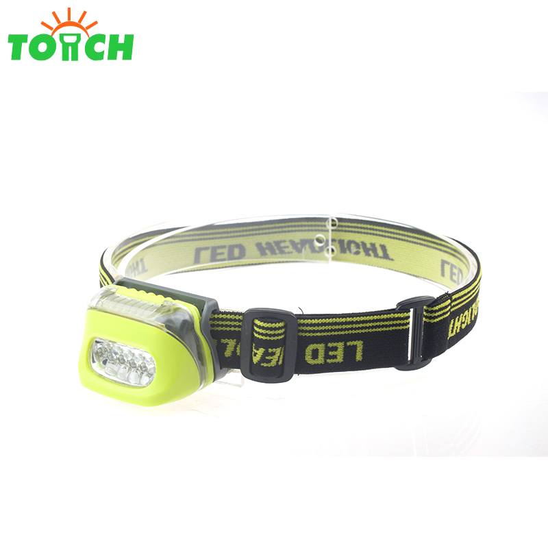 gift promotion plastic 5 * led headlamp cheap led head flashlight for outdoor lighting