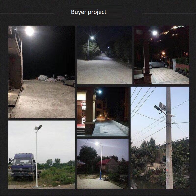 factory direct sale high lumen outdoor Ip67 20w 30w 50w 70w led solar street light with remote control