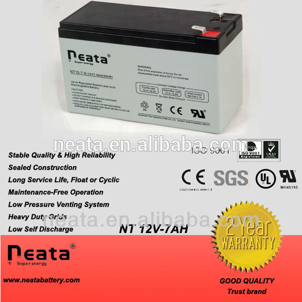 Neata 12v 7ah / 9ah / 10ah batteries rechargeable