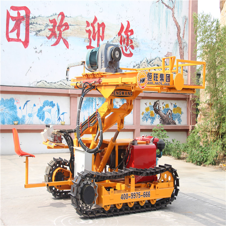 Full hydraulic exploration anchor drilling rig slope anchoring engineering drilling rig track rock electric drilling rig