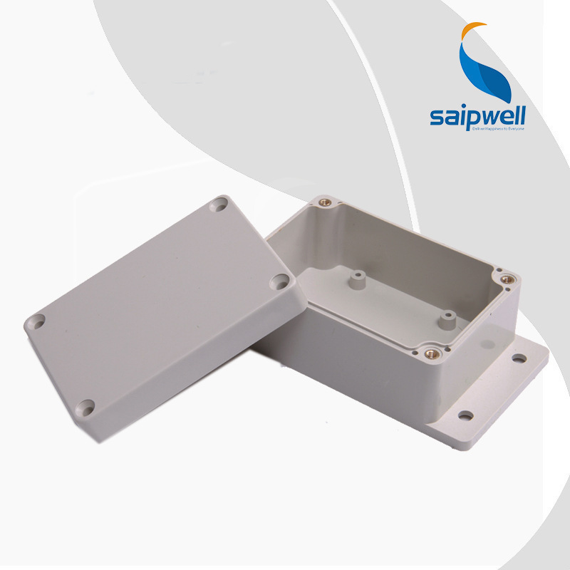 SAIPWELL Y IP66 SP-F4-2R ABS Plastic Container ABS Panel Mounted Electrical Outdoor Use With Fixed Ear Enclosures