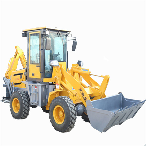 Wheel type backhoe loader with 0.5m3 bucket capacity