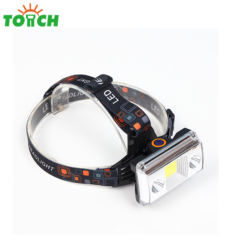 Super Powerful COB LED Headlamp USB Rechargeable Headlight 4 Modes Head Torch Flashlight For Camping