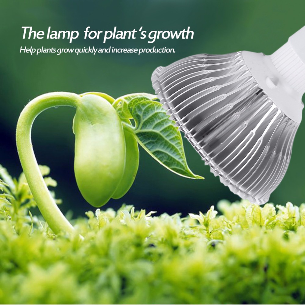 28W Led Grow Light Full Spectrum E27/GU10/E14 Led Plant Lamp AC85-265V Red+Blue+White+UV+IR Indoor Greenhouse Grow Lamp