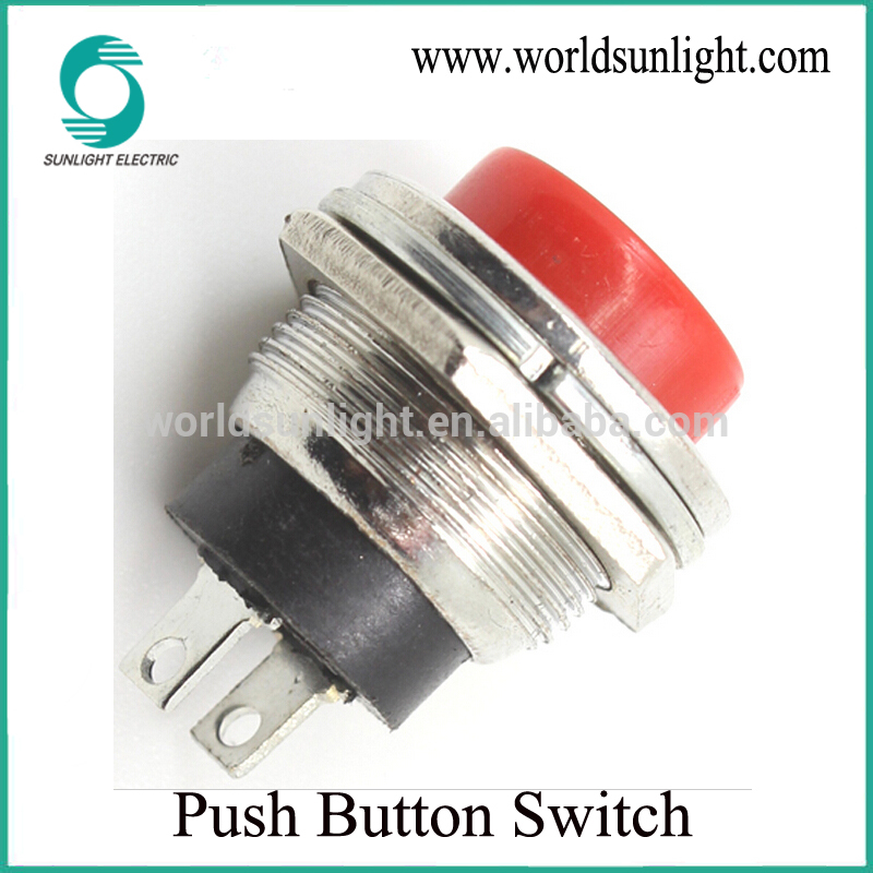 PBS-26B 16mm off-(on) 2A 250VAC push on reset Push Button Switch