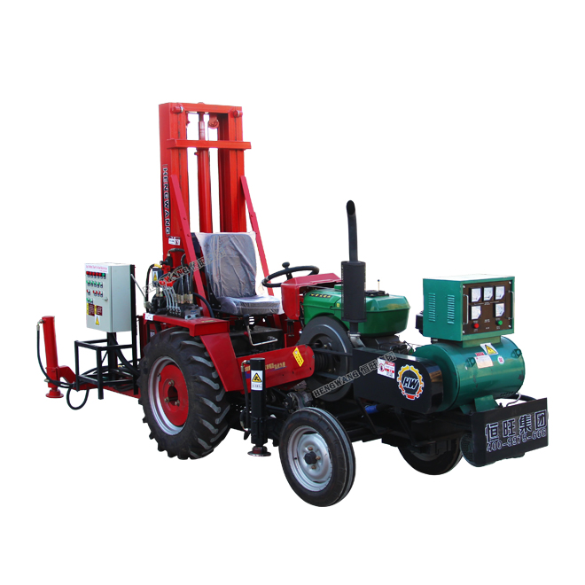 High quality tractor positive circulation drilling rig for sale