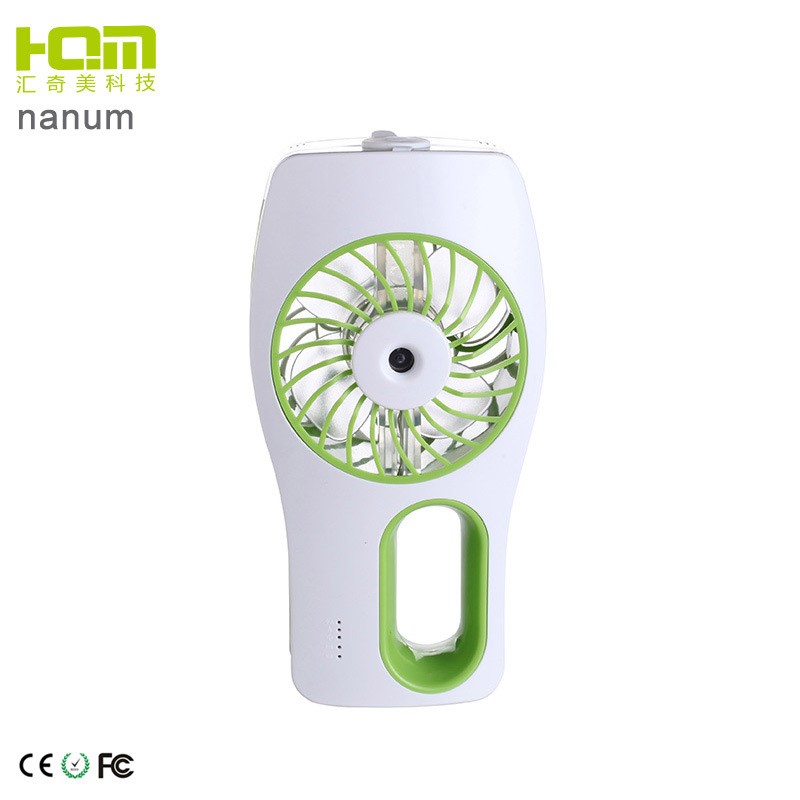 Handheld Humidification And Air Electric Battery Rechargeable Fan