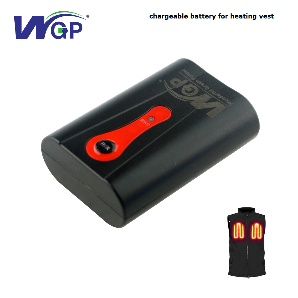 Lithium battery powered heating battery 3.7V 14.8wh heated jacket battery