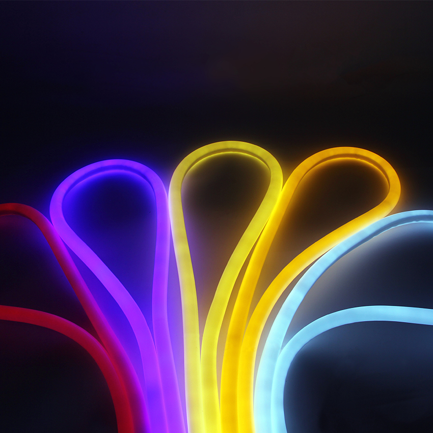 outdoor Soft Wire IP65 Waterproof 120leds/m Flexible LED AC220V Round Two-wire Flexible Neon Lights