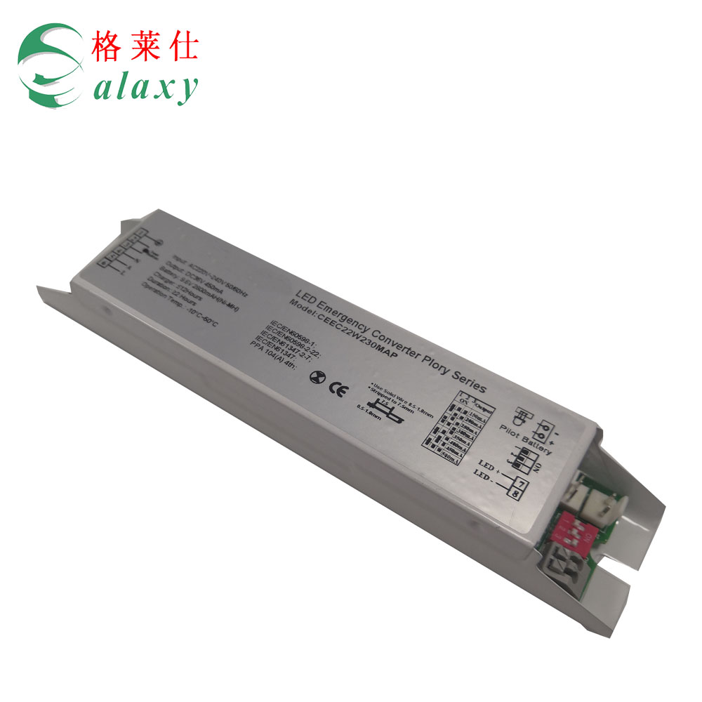 Constant current dc led driver battery emergency led 3h kit for led tube