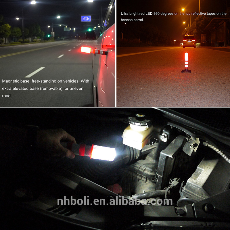 Battery ABS Signal Wand Light Traffic Safety Control LED Baton Light For Police