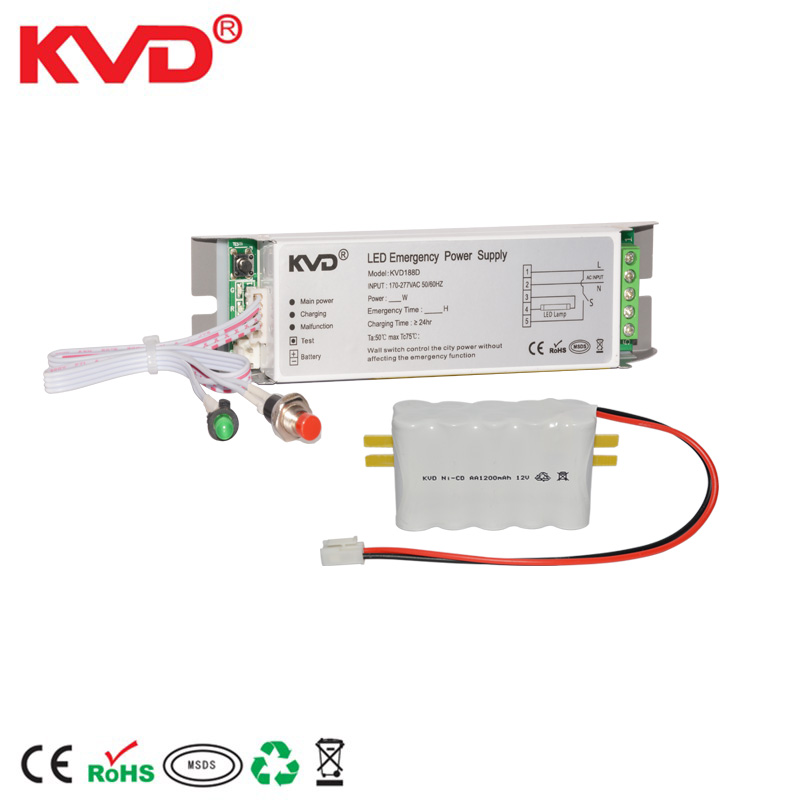 220V Emergency Pack For LED Tube/Emergency 220V Power Supply For LED Internal Driver Light