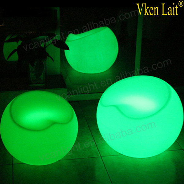 RGB rechargeable battery colours change control by remote LED light Sofa like apple seat to outdoor indoor