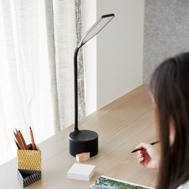 Led Study Globe Modern Table Lamp With Speaker