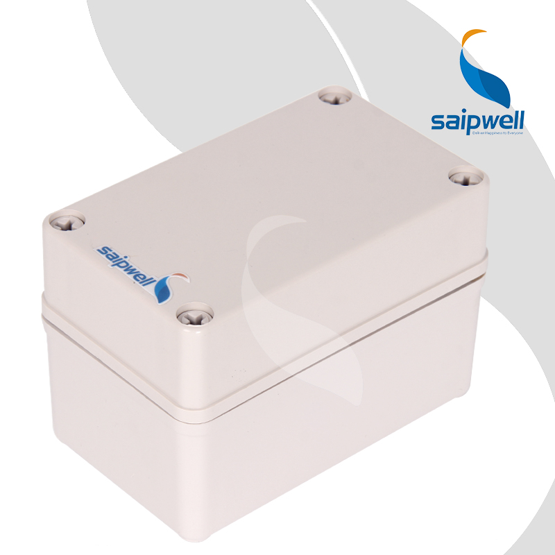 SAIPWELL Y IP66  ABS Plastic Grey Cover Outdoor Waterproof Distribution Box