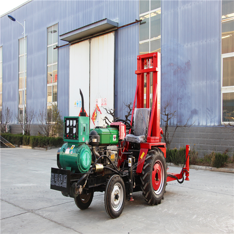 Tractor oil drilling machine  manufacturer simple well drilling rig water well
