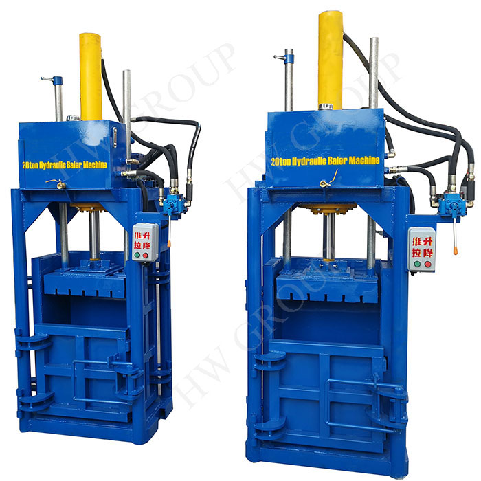 Grass hay hydraulic baler machine for used clothing