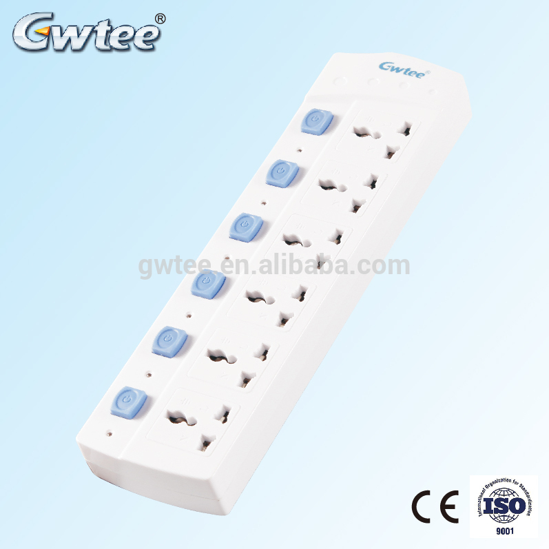 Fashion and popular CE ROHS Certificates GT-6118 home automation extension socket