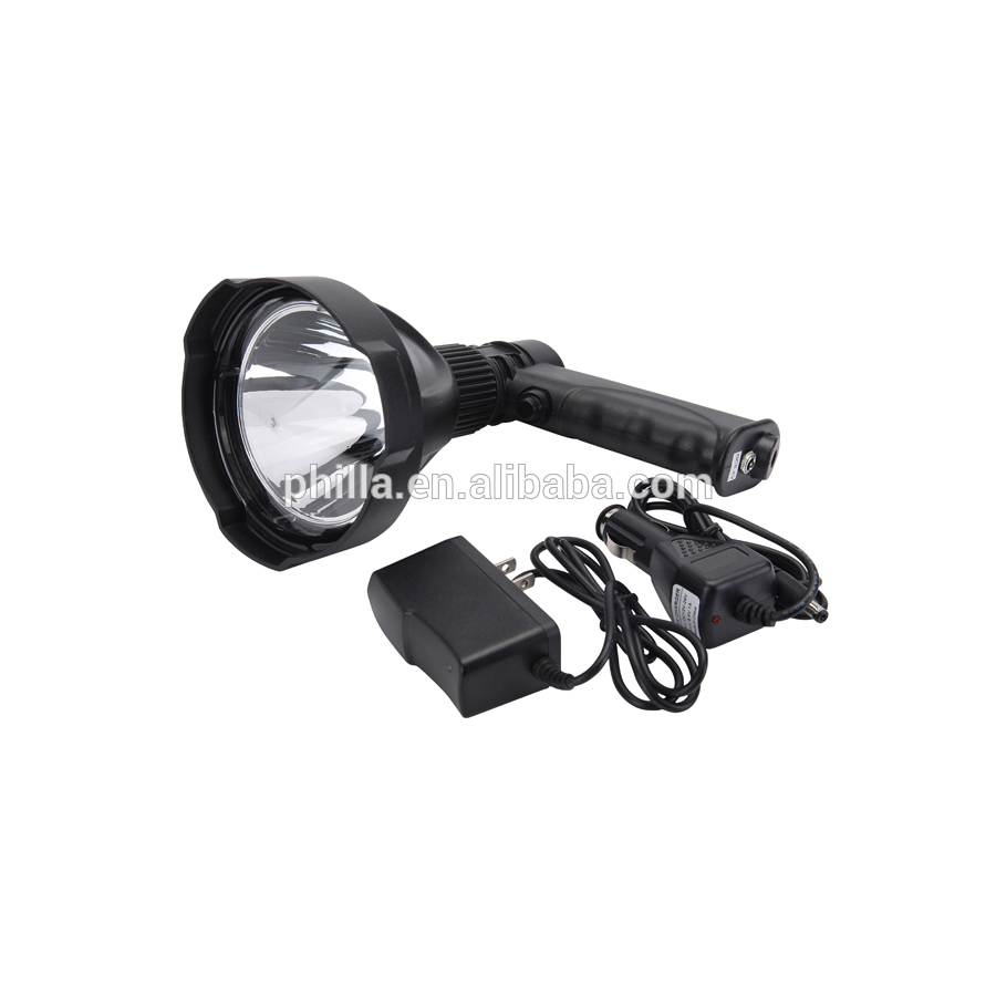 Super lightweight Cree 25w single bulb 2000lm searchlight NFC96-25W black hand held hunting lights