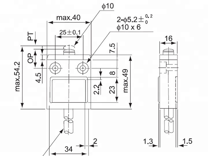 China suppliers two-circuit High mechanical strength z-3101 types of sealed water resistant snap action limit switches