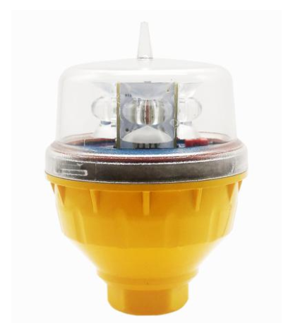 32cd Low Intensity Aviation Obstrucction Light, LED Emitting Red Color Warning Light Complaince ICAO Standard