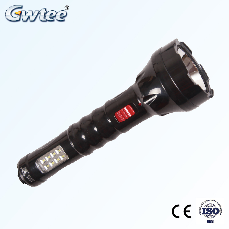 3W plastic led rechargeable flashlights GT-8185