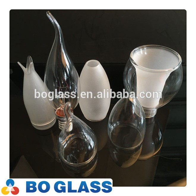 decorative shape glass bulb for lighting from factory