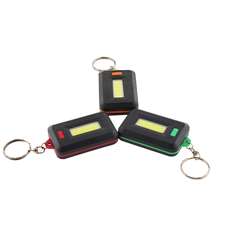 Mini COB 3W High Brightness LED Keychain Flashlight