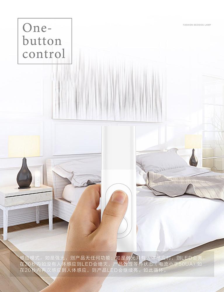 LED Motion Sensor Night Light Rechargeable Fashion Modernism Wireless Motion Sensor Night Light