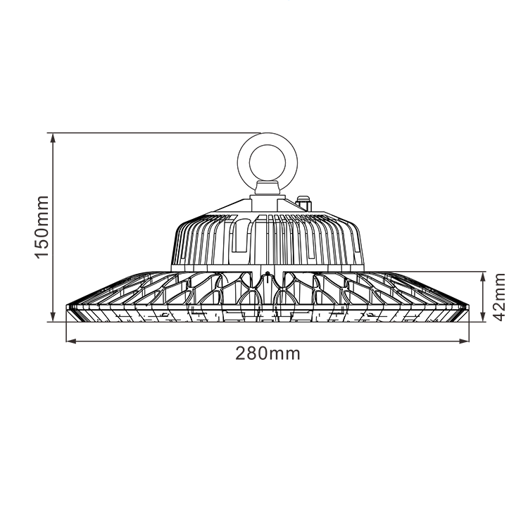 Wholesale hydroponic growing systems ufo 160w high bay full spectrum led grow lights for greenhouse led grow light