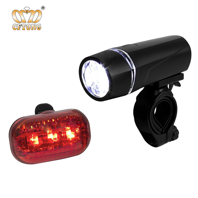 Cheap and Bright 5 ledBicycleLlight and Bicycle Light Set