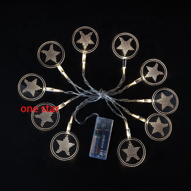 Acrylic Figure Led Christmas Decorative string light Lights battery operated