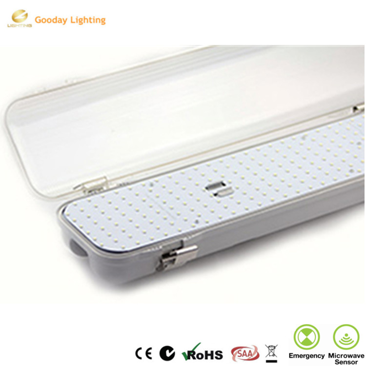 emergency led batten light with build-in battery down light motion sensor 3000k/4000k/6000k optional for night lighting