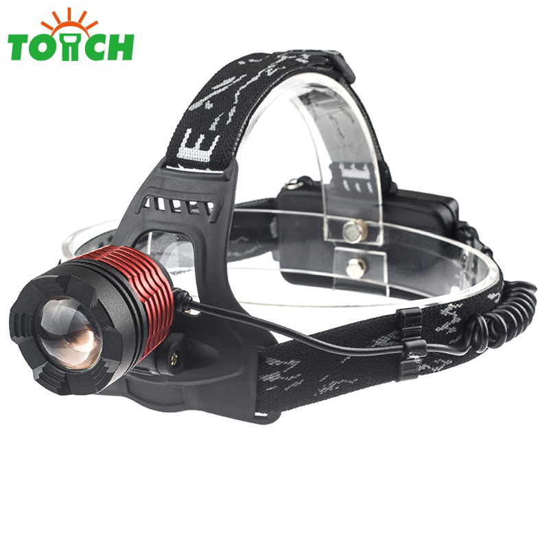 rechargeable led mining lights msha approved zoomable waterproof headlamp for outdoor night hunting