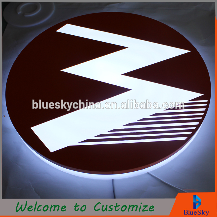 Quality wall led light 3d backlit logo sign diy led backlit channel letter logo sign stainless steel backlit led sign