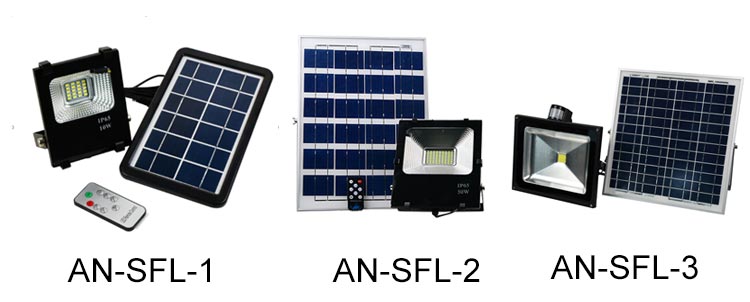 Anern best selling IP65 150w outdoor solar led flood light