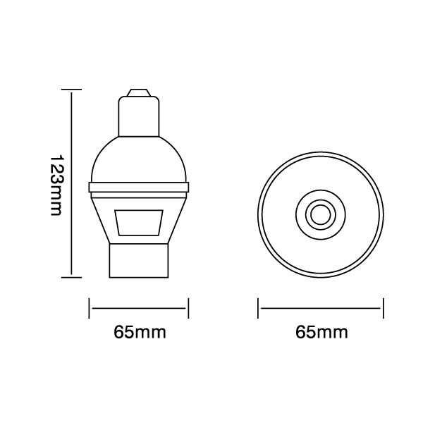 120 degree E27 sensor lampholder (PS-SS450)