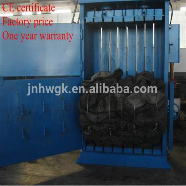 scrap tyre compress machine price car rubber tire recycling machinery scrap tyre packer