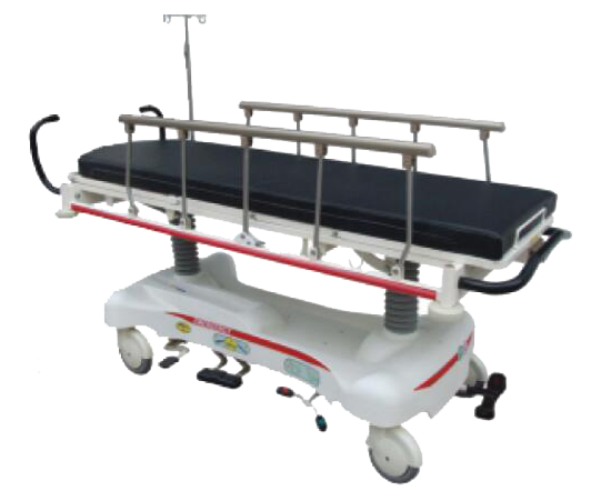 Hydraulic medical hospital patient ICU transfer emergency stretcher